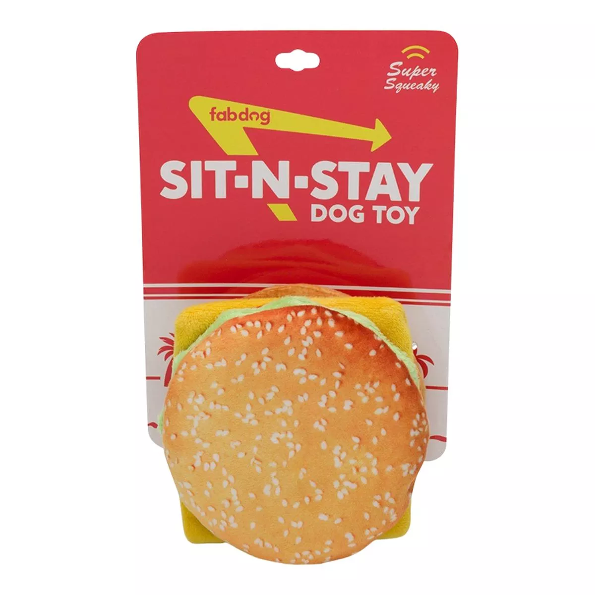 Fabdog Sit-N-Stay Cheeseburger