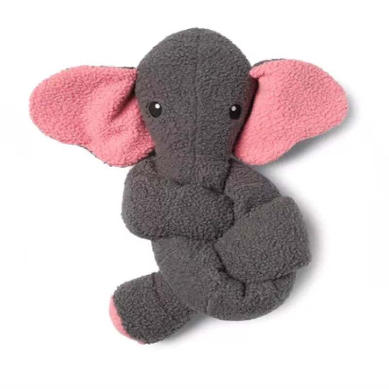 FabDog Twisties – Elephant Dog Toy