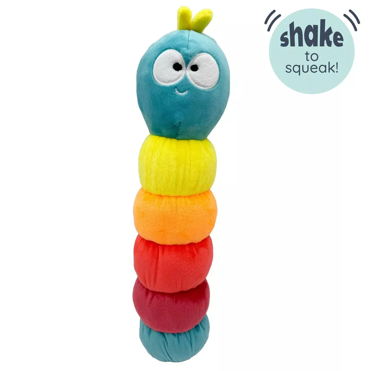 Fetchies Caterpillar Plush Dog Toy