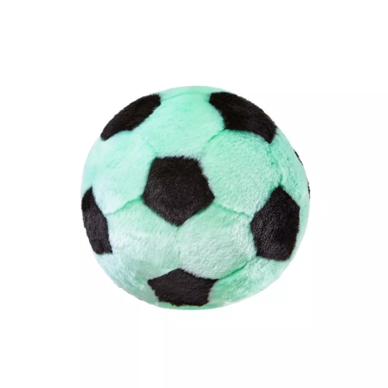 Fluff & Tuff Soccer Ball Mint – Squeakerless!