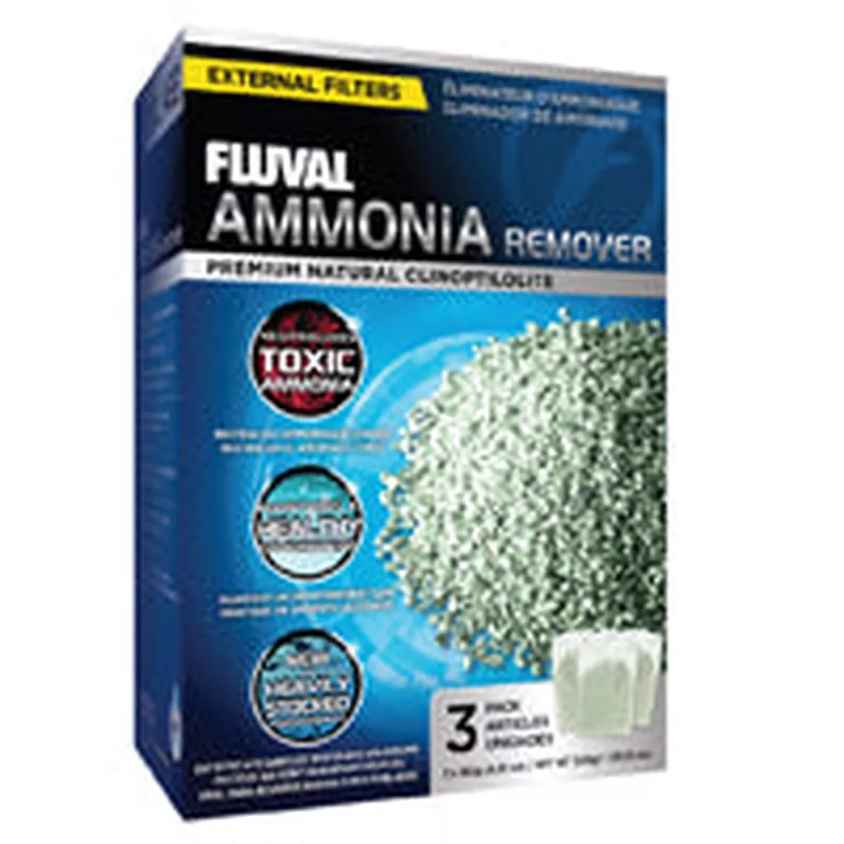 Fluval Ammonia Remover – 3 x 180 g