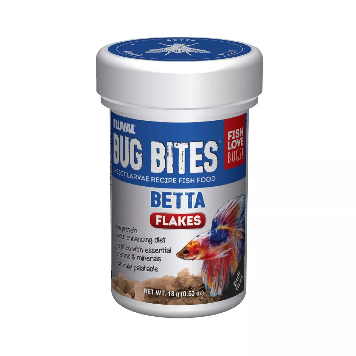 Fluval Bug Bites Betta Flakes