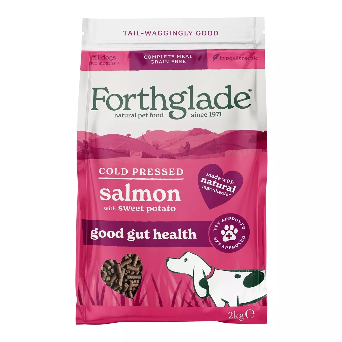 Forthglade Natural Dry Cold Pressed Salmon Grain Free 2kg