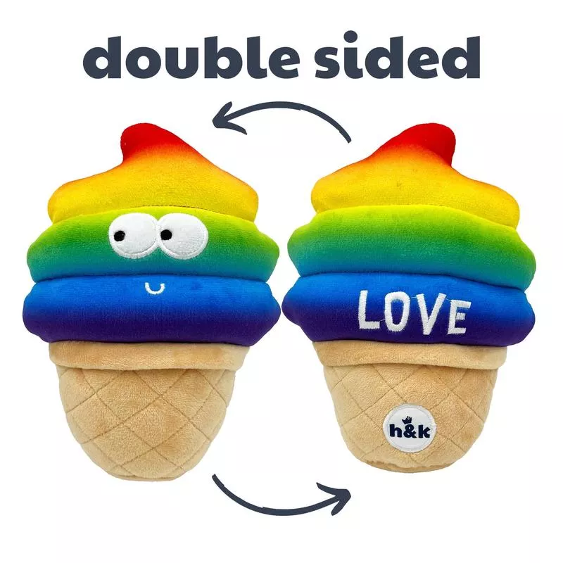 Fro-Yo Rainbow Cone (Double Sided)