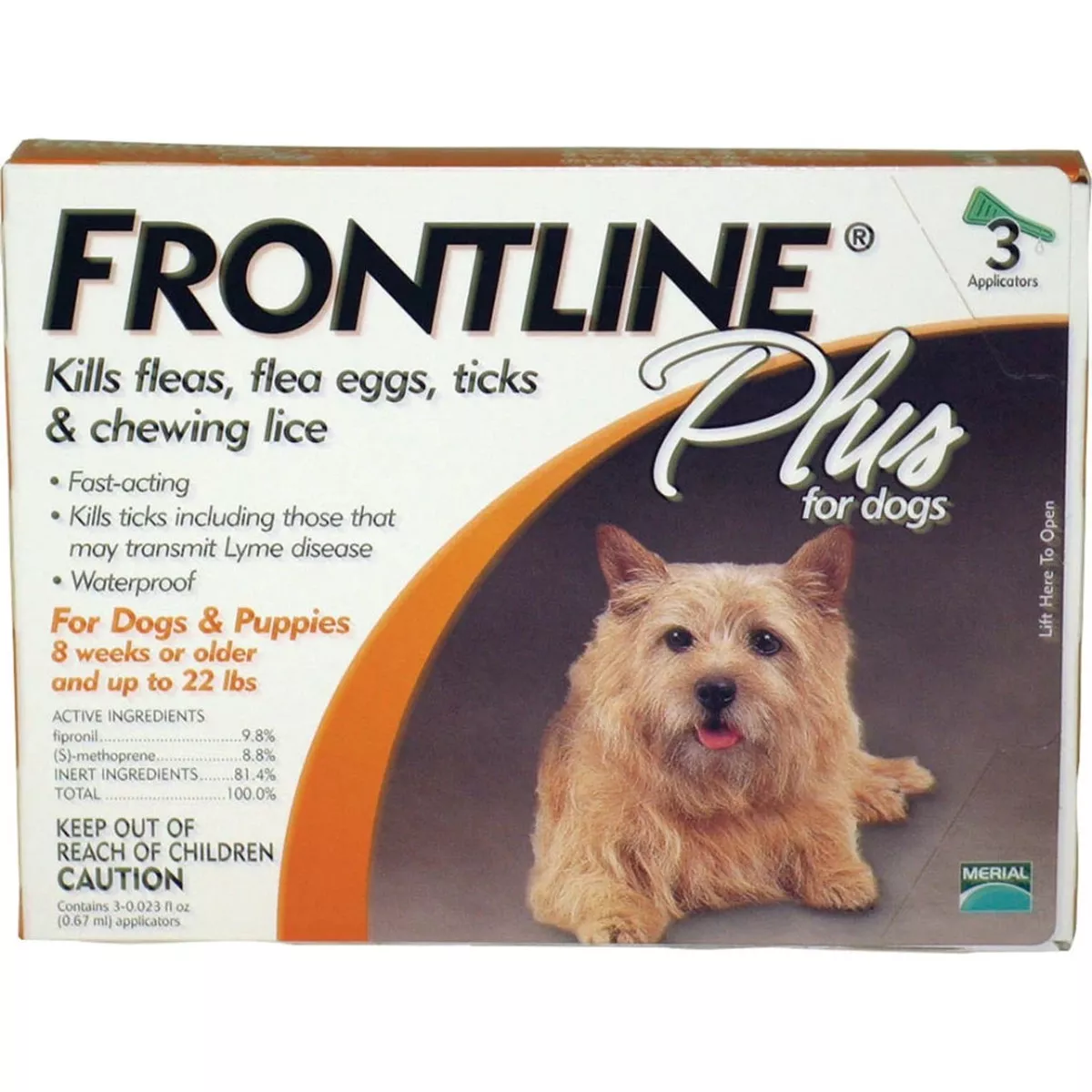 Frontline Plus Orange Dog 0-22