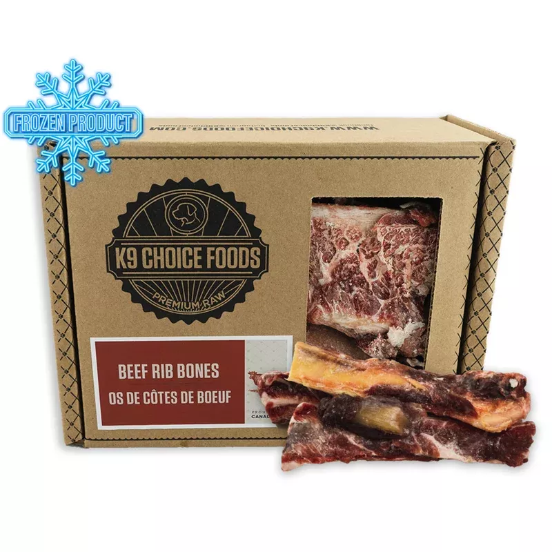 Frozen Raw Bones – Beef Rib Bones