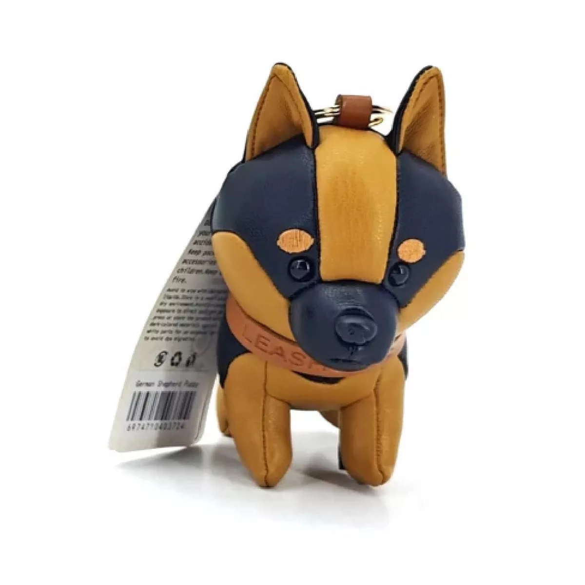 German Shepherd Leather Charm