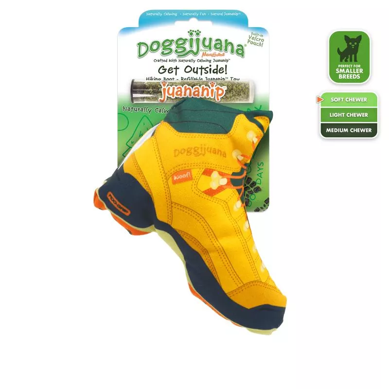 Get Outside Hiking Boot Refillable Dog Toy