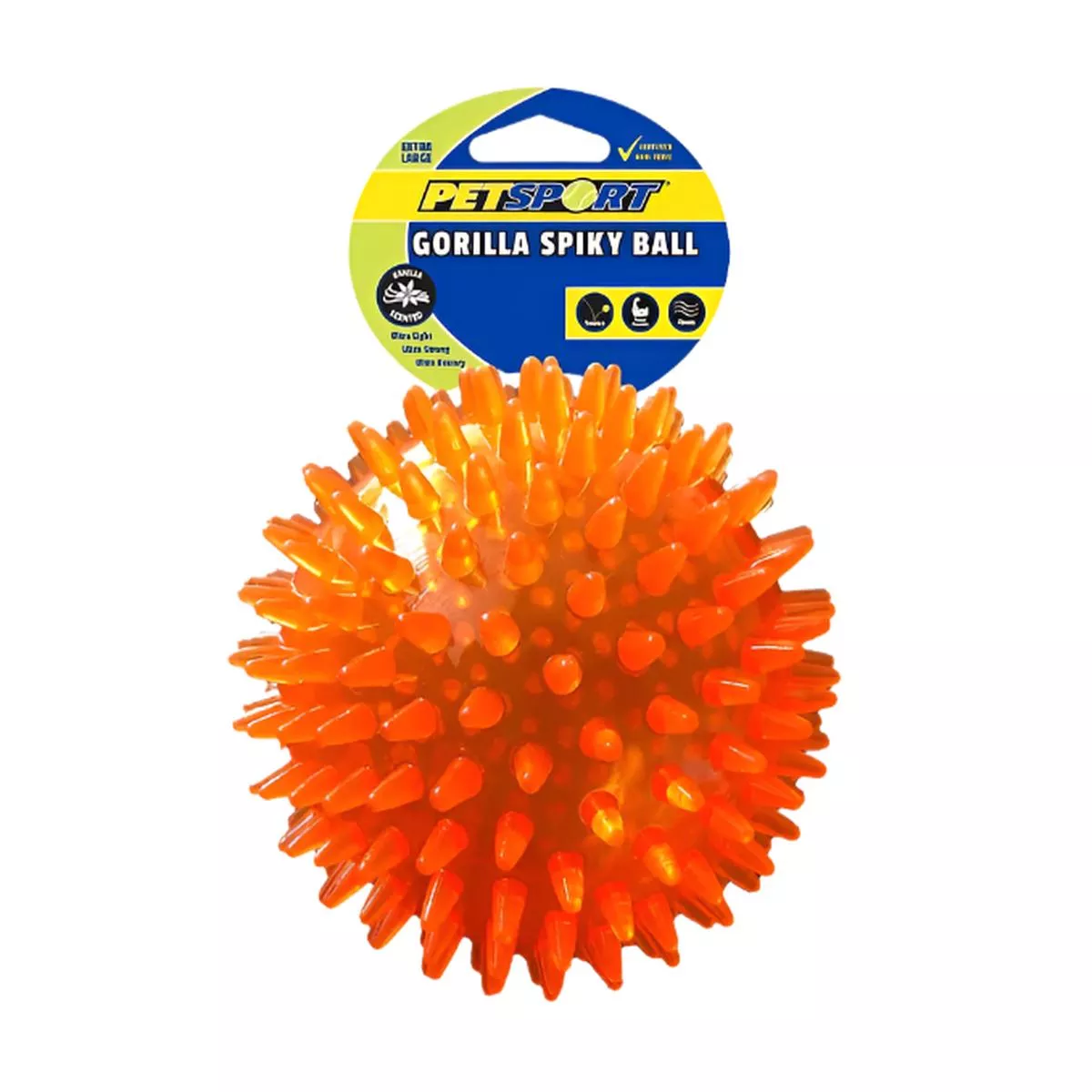 Gorilla Spiky Ball – X-Large – 5″ (Assorted Colours)