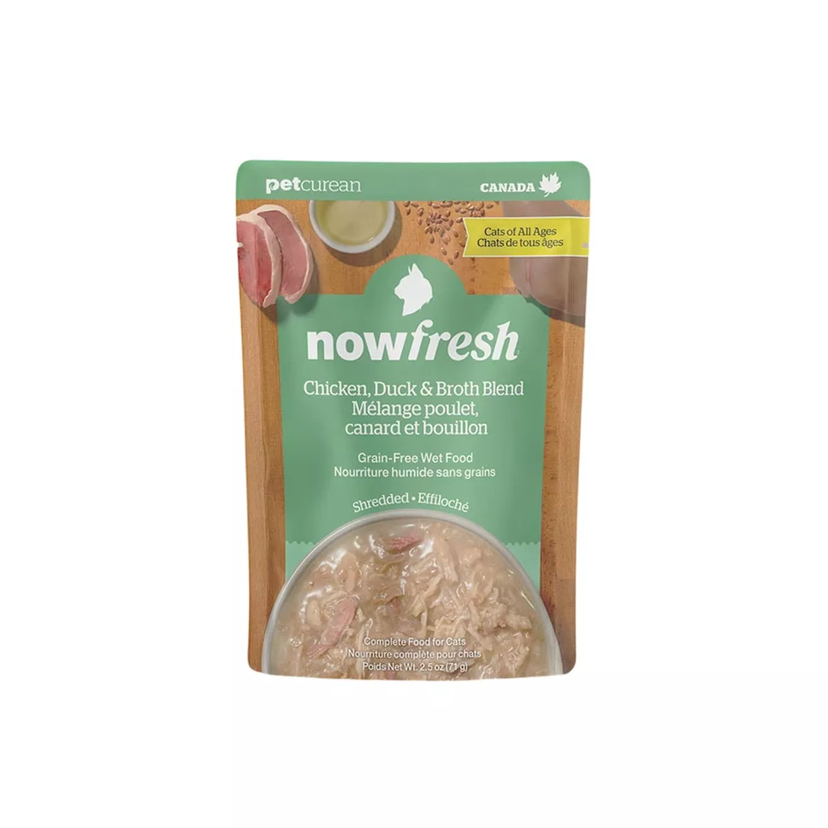 Grain Free Complete Diet Chicken, Duck & Broth Blend for Cats
