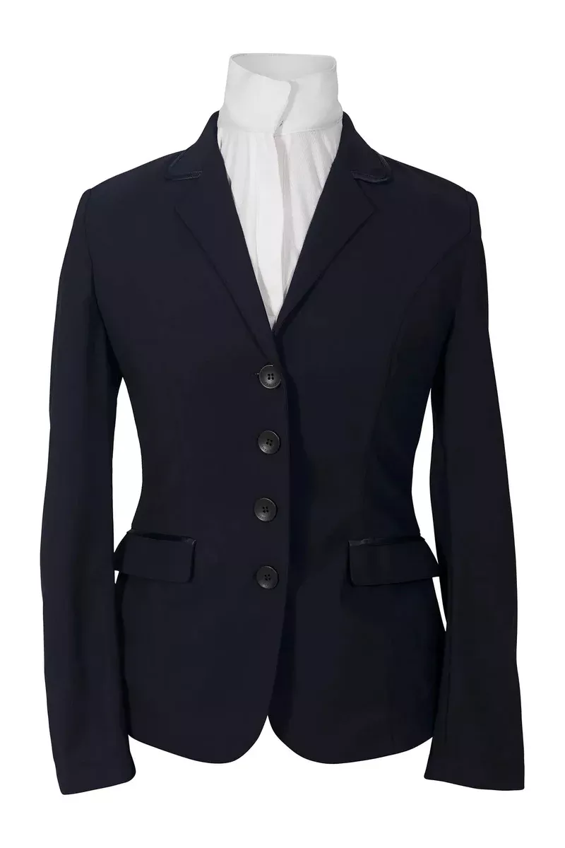 Grand Prix Saltare Dolce 4 Button Riding Show Jacket, Navy