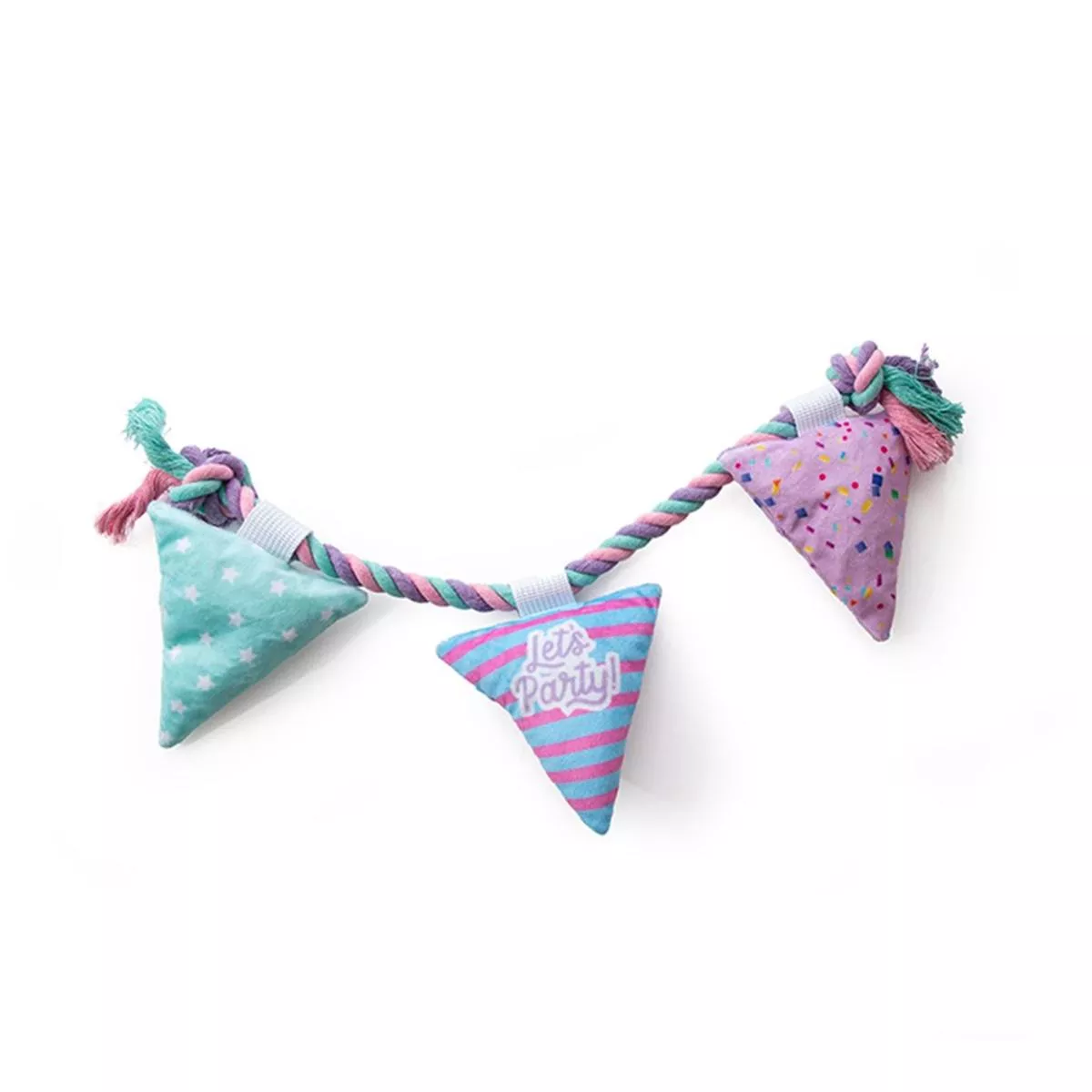 Great & Small Lets Party GarlandDog Toy
