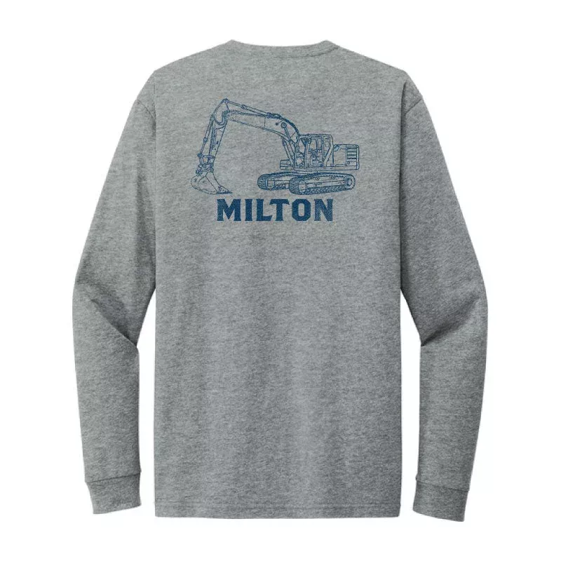 Ground Breaker Long Sleeve Tee Dark Heather Grey