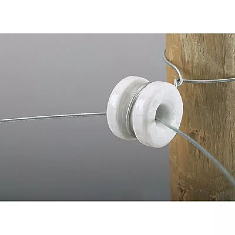 Heavy Duty Porcelain Corner Insulator, 10 ct