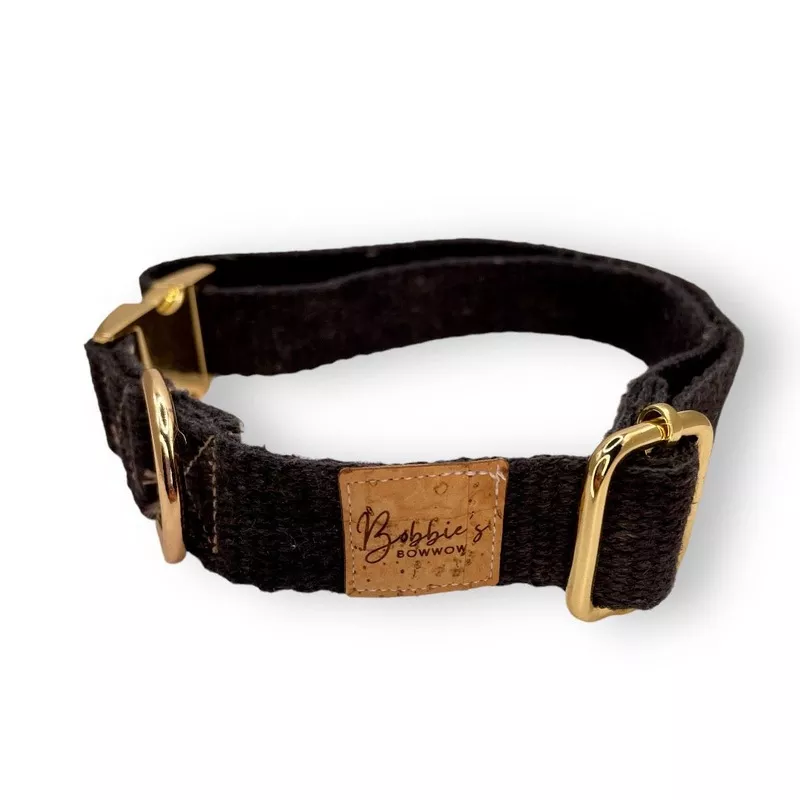 Hemp Collar – Charcoal