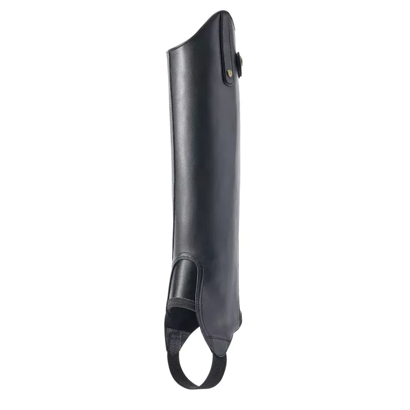 Heritage Contour Half Chap, Unisex Black