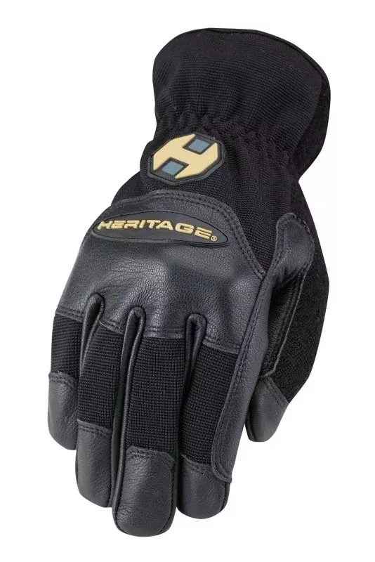Heritage Gloves Trainer Gloves 6 Black
