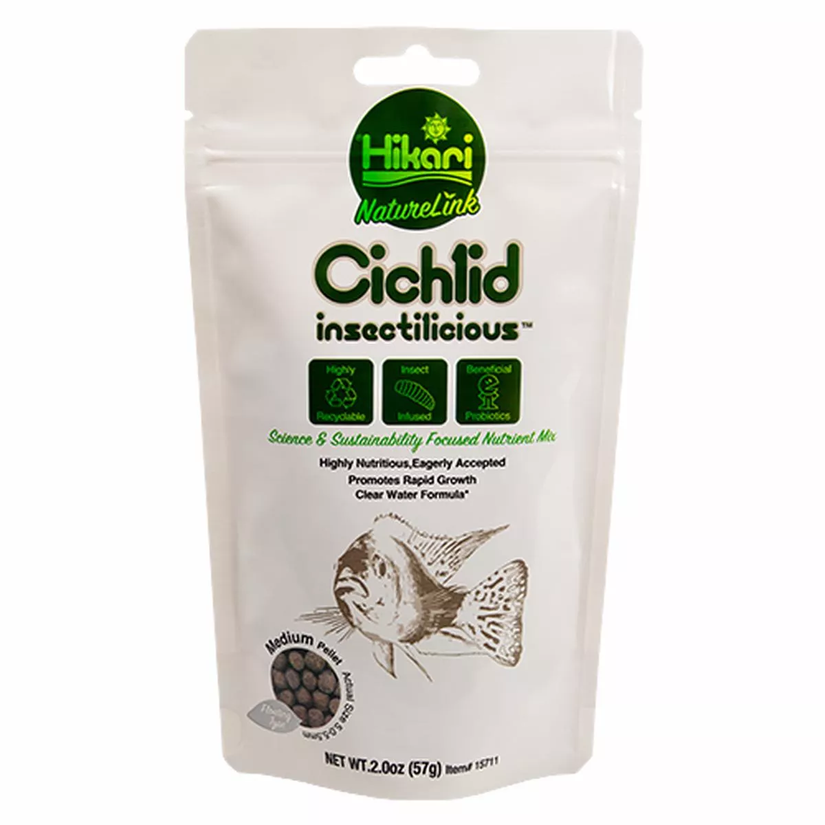 Hikari Cichlid Insectilicious medium