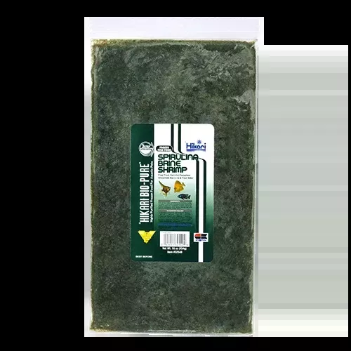 Hikari Spirulina Brine Shrimp Flatpack 16oz