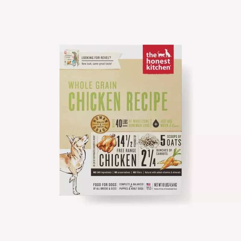 HONEST KITCHEN WHOLE GRAIN CHICKEN 10LB BOX