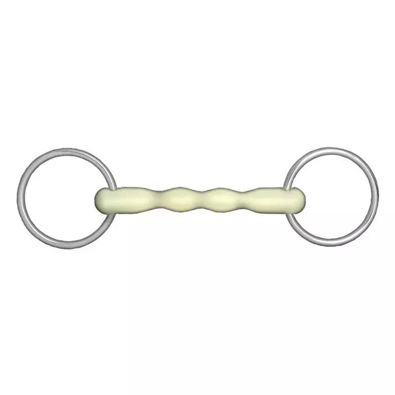 Horze Apple Flavor Mullen Loose Ring Snaffle Bit