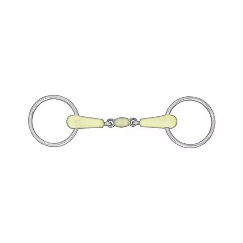 Horze Apple Flavor Peanut Link Snaffle Bit