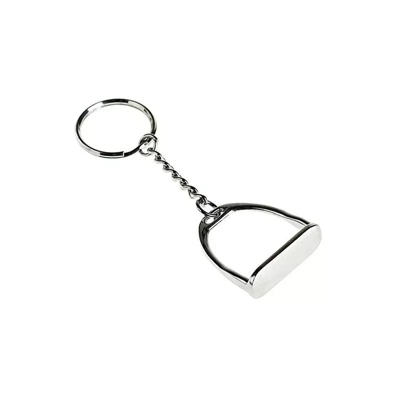 HorZe Stirrup Key Ring Silver