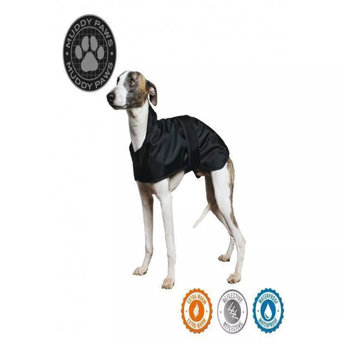 Hound Dog Coat Black 53cm