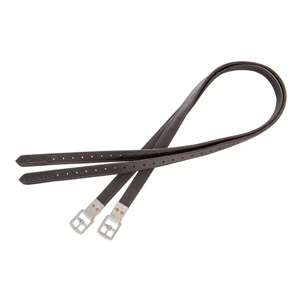 Huntley Equestrian Sedgwick Leather Flat Buckle Stirrup Leathers