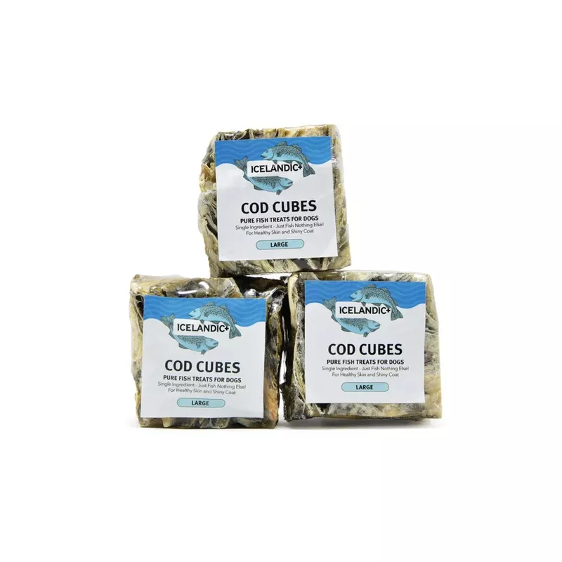 Icelandic+ Cod Skin Cube Dog Chew