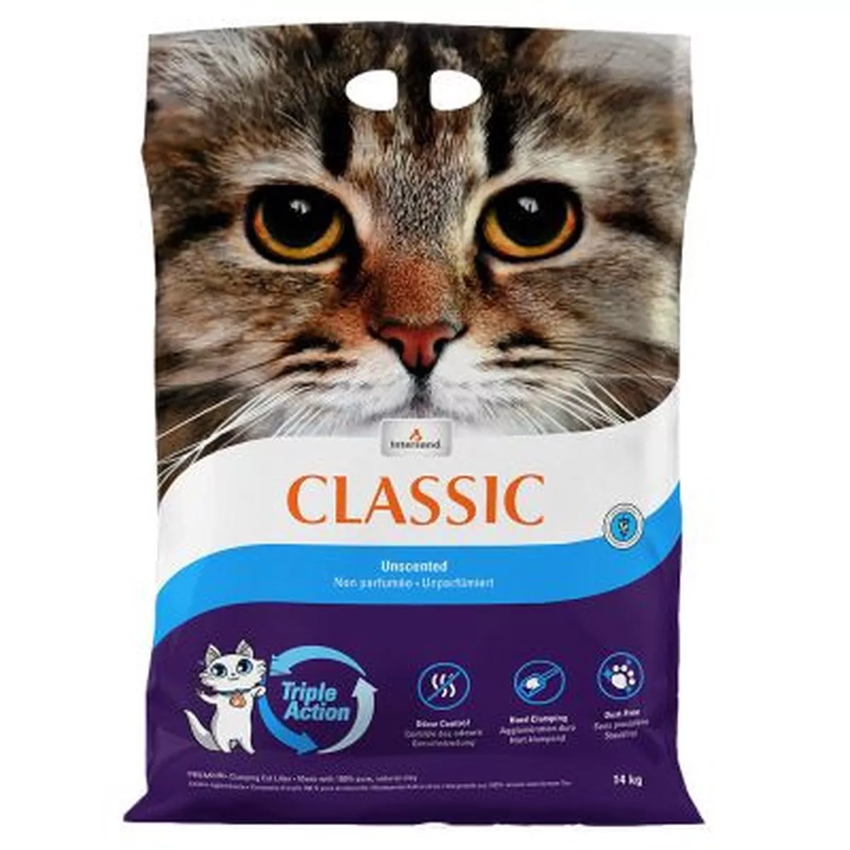 Intersand Classic Premium Clumping Unscented Cat Litter