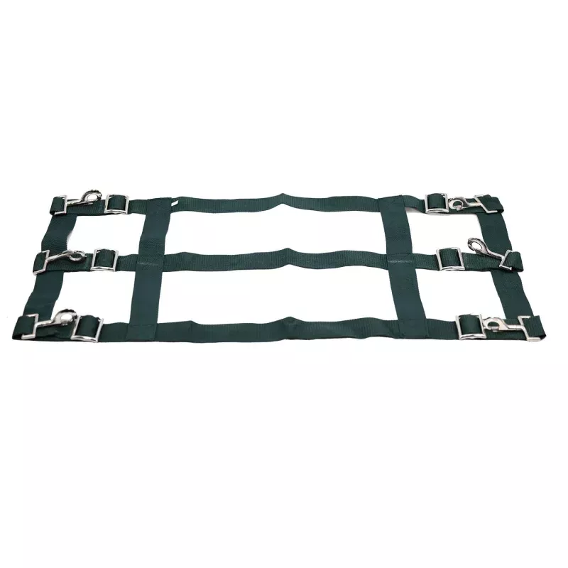 Jeffers Adjustable Horse Stall Guard Green