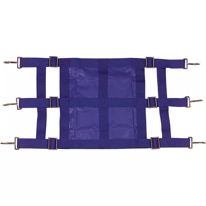 Jeffers Closed Horse Stall Guard Blue