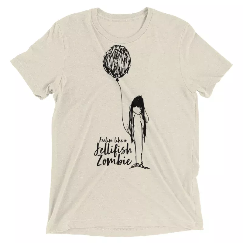 Jelli Girl Tee Navy Triblend