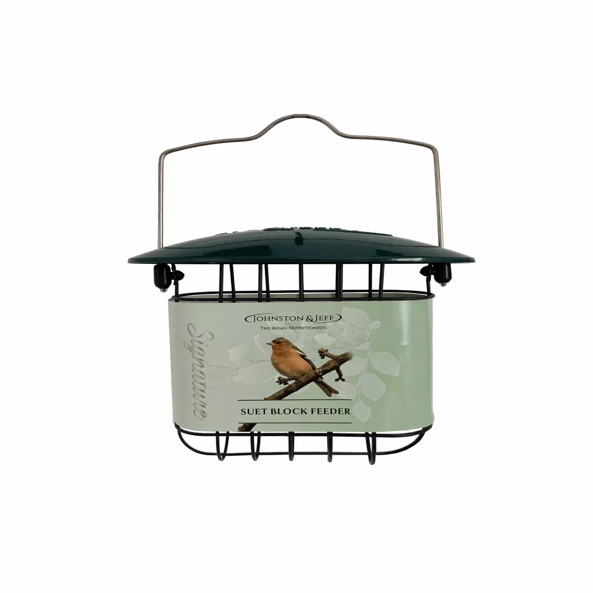 Johnston & Jeff Green Cast Suet Block Feeder 12cm