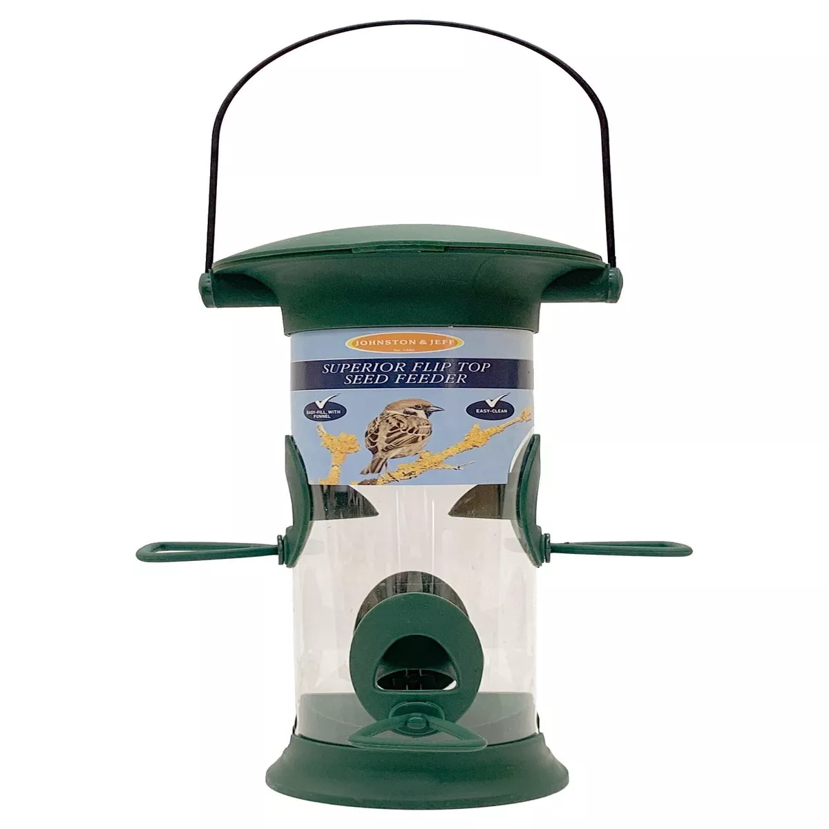 Johnston & Jeff Superior Flip Top Seed Feeder 28cm