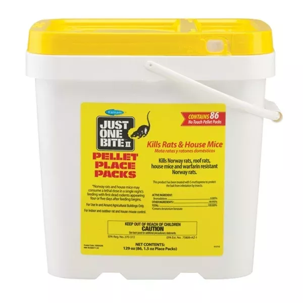 JUST ONE BITE II PELLET PLACE PACKS RAT & MOUSE KILLER