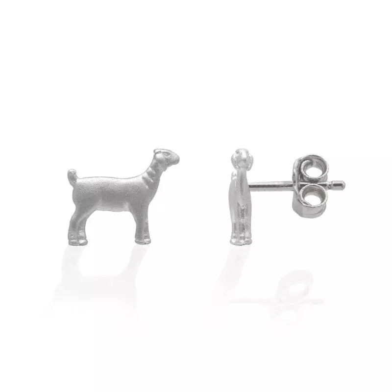 Kelly Herd Lamb Earrings Sterling Silver