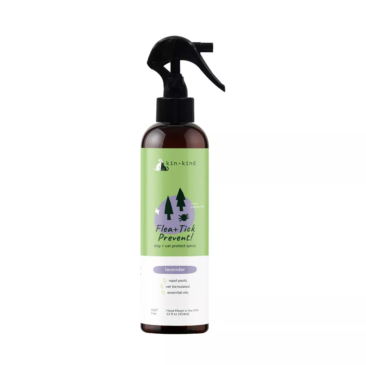 Kin + Kind Flea & Tick Lavender Repel Spray