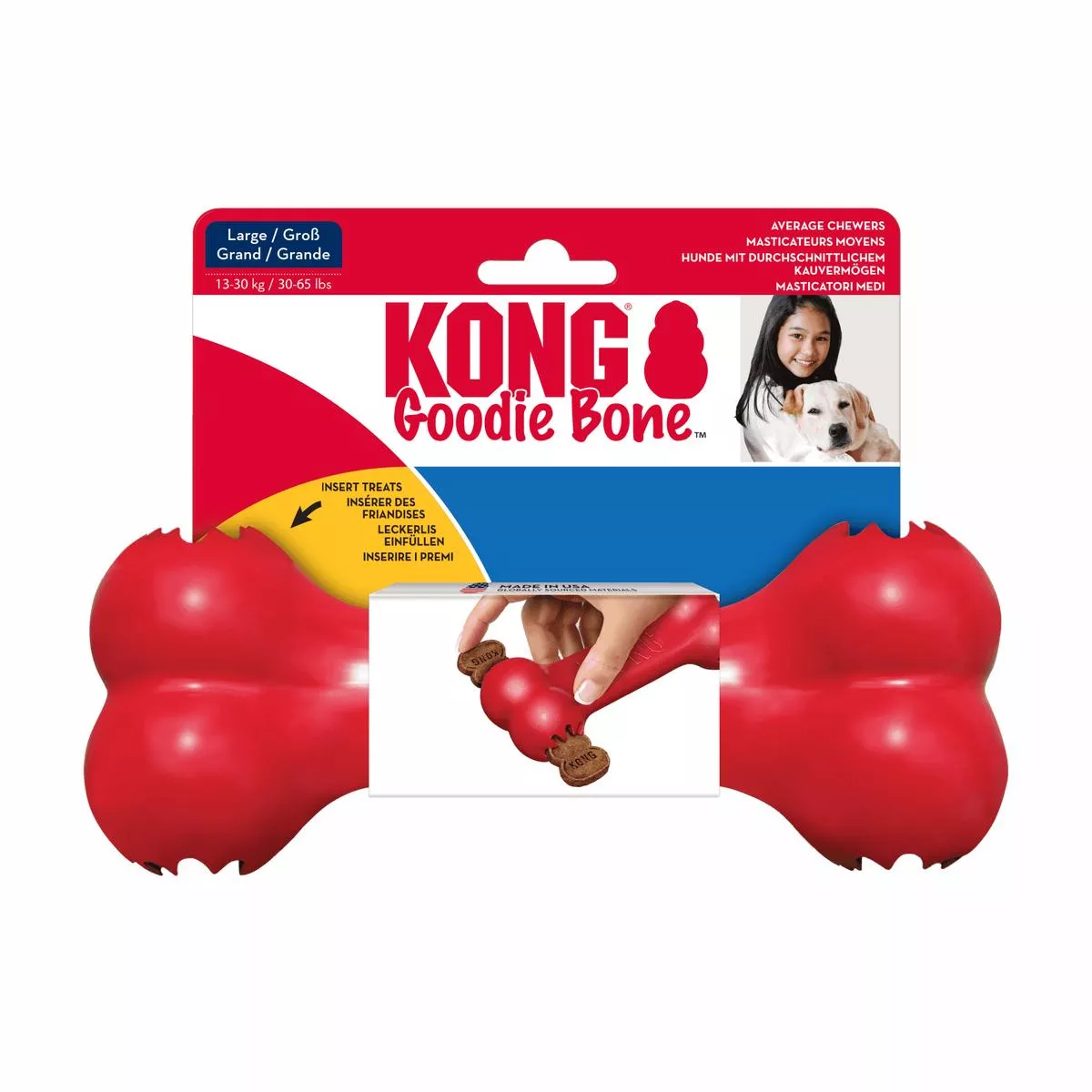 KONG Classic Goodie Bone – Medium