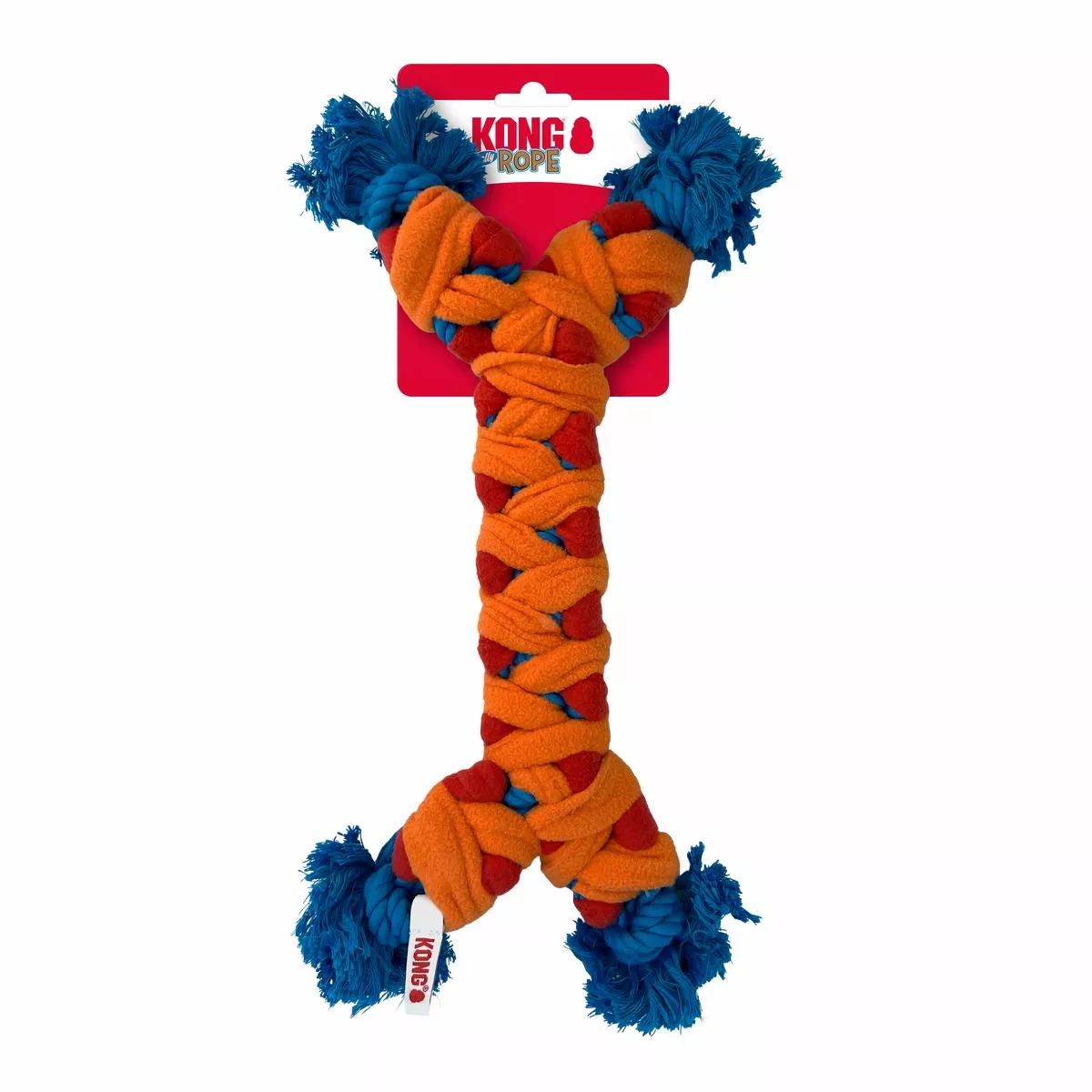 KONG Rope Rally Bone Dog Toy Medium