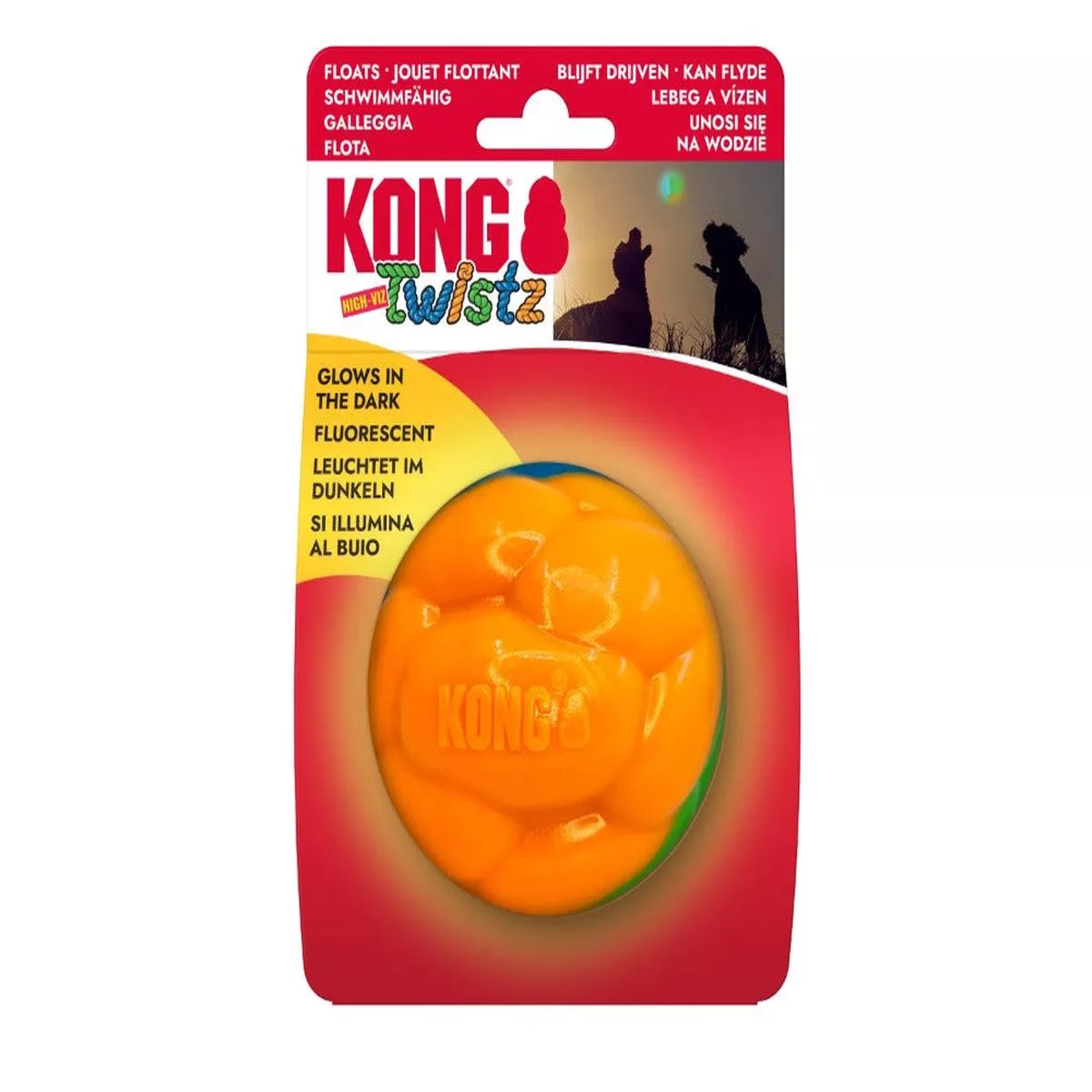 KONGTwistz High Viz Ball Large