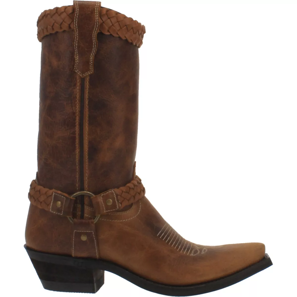 Laredo Women's Plait Braided Harness Boot