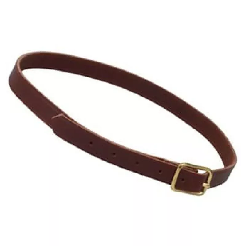 Leather Horse Neck Strap, 7/8" x 40" Brown