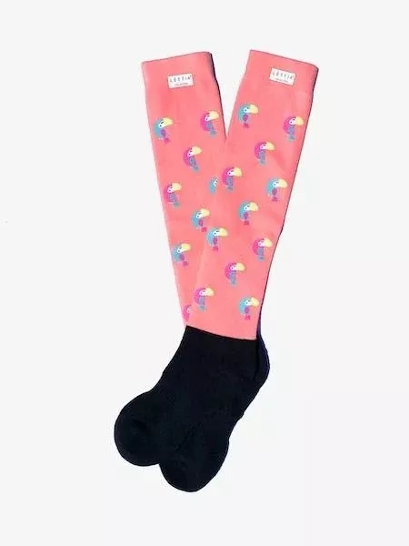 Lettia Ladies Toucan Padded Boot Socks