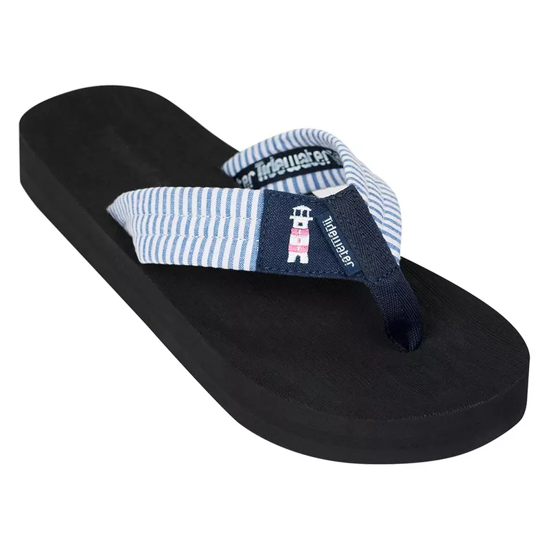 Lighthouse Stripes Flip Flops