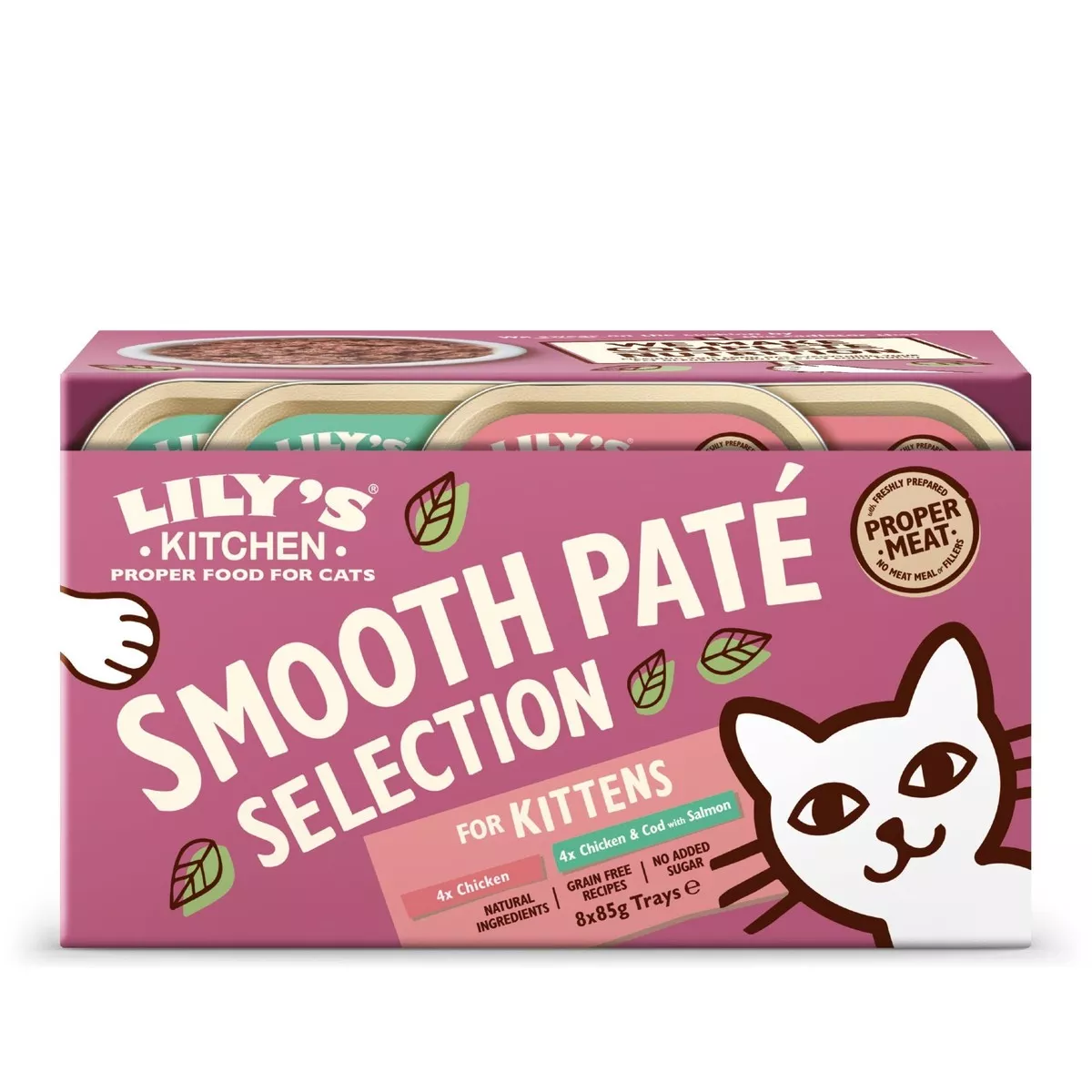 Lily's Kitchen Smth Pat Selection Multipack Kitten 8x85g