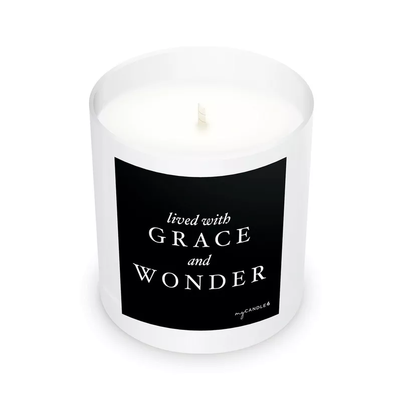Lived with Grace & Wonder Candle White
