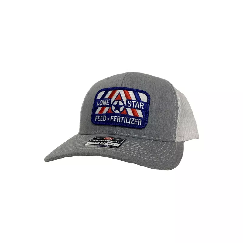 Lone Star Feed Richardson Cap Gray with White Mesh