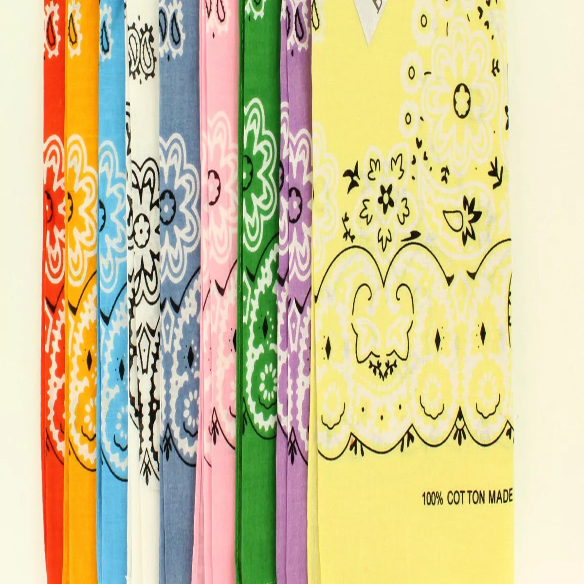 M & F Bandana Light Assorted Colors